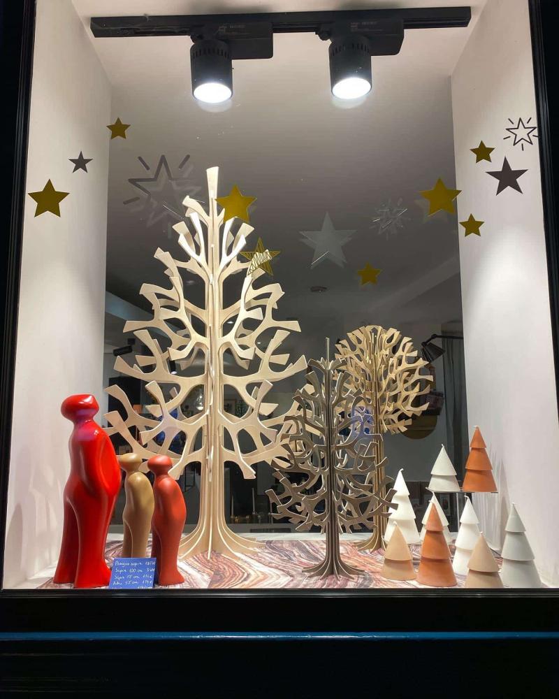 vitrine noel